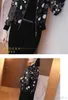Giacche da donna 2023 Summer Fashion Design Protezione solare da donna Cappotto da giacca da baseball a maniche lunghe con motivo floreale punteggiato con stampa in chiffon sottile