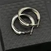 Hoop oorbellen jeugd dames studenten meisje goud zilveren ring ring mode sieraden accessoires groothandel fijne oorringen voor vrouwen