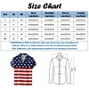 Men's Casual Shirts Independent Day Shirt For Men 2023 Summer Male Short Sleeve Patchwork Turn-down Collar Tops Streetwear Men's Beach