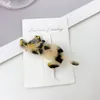 Новый милый мультяшный кот шпилька лента ацетатное волокно заколки для волос челка утконос клип для женщин девушки мода заколки аксессуары для волос 1373