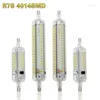 Lampadina Led R7s 78mm 5W Mais 118mm 10W AC 110V 220V 4014 SMD Silicone Lampade LED Sostituiscono la luce alogena