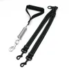 Dog Collars Pet Leash Double Walking Lead Two Splitter Double-ended Without Elasticity Reflective Nylon Strap Supplies