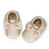İlk Yürüyüşçüler Kız Bebek Prenses Ayakkabı Sevimli Yay kaymaz ayakkabı beşik pamuklu bebek yumuşak 0-18m