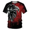 T-shirts pour hommes 2023 Style d'été impression 3D Graffiti peinture graphique T-shirt décontracté 3DT chemise mode à manches courtes