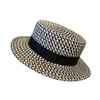 Wide Brim Hats Women Sun Fisherman Hat Foldable Weaving UV Protection Bucket For Summer Female Panama