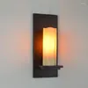 Lâmpada de parede Retro Retro Natural Marble Loft Industrial Living Room Bedroom Bedido Light Light Vintage Dining-Room Cafe Sconnes Decora