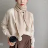 Bufandas Bufanda Estilo coreano Mujeres 2023 Llegada Otoño e invierno Moda Punto Mantener cálido Casual