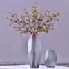 Flores decorativas Berry artificial de alta qualidade com folhas plantas falsas para vaso Xmas ano 2023 Farores de decoração de Natal de festa