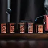 Relógios de mesa Desk RGB Quasi-Light Nixie Tube Clock digital Relógio Nórdico Ornamentos eletrônicos de desktop eletrônicos