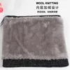 Lenços tricotados mulheres anel de pescoço lenço de inverno impressão quente ao ar livre de cashmere de ciclismo de peles buflanda unissex