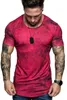 T-shirts pour hommes 2023 Summer Sports Tshirt Tie-dye O-Neck Short Sleeve Men Tops