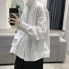 Women's Blouses QWEEK Harajuku Women And Men Blouse Dark Oversized Shirt Japanese Clothing Gothic Long Sleeve Top Bf Streetwear Fashion