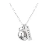 Pendant Necklaces Pretty Dumbbell Necklace Barbell Gym Sport Fitness Weight Beautifly Jewelry Sports Belief Power Charm Drop Deliver Dhjnx