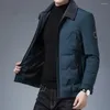 Мужские вниз Parka Cotton Men Maded Winter Jacket Pat