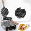 Macchine per il pane Elettrico Waffle Maker Padella antiaderente per uova Eggettes a bolle d'uovo Forno per torta a sbuffo1