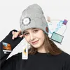 Berretti Altoparlante musicale Beanie Sport all'aria aperta multifunzionale Cappello lavorato a maglia senza fili ricaricabile Berretti caldi Accessorio per vestiti