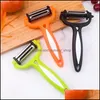 Fruits Légumes Outils En Acier Inoxydable Rotatif Éplucheur De Pommes De Terre Cutter Cuisine 559 R2 Drop Delivery Home Garden Dining Bar Dhg9M