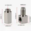 Jiax Small Hole 55mmプレミアムO2ラムダセンサースペーサー排気リア酸素センサーテストチューブバンアダプターフィックスチェックエンジンライト