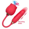 Sex toys Massager Red Rose Sucking Vibrator Waterproof Vibrating Clit Sucker Nipple Clitoris Stimulation Female Masturbation Sexy Toys for Women