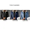 Men's Jackets Men Sherpa Trucker Jacket 2 Pockets Cotton Cargo Work Lapel Collar Winter Coat Faux Lambswool Style 1PC