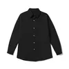 Casual shirts voor heren Koreaanse mode zwarte lange mouw 2023 heren Harajuku oversized shirt button up blouses vrouwen 5xl