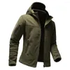 Men's Jackets Men's Outdoor Multi-pocket Polar Fleece Thermal Jacket