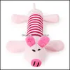 Dog Toys Chews Cute Pet Cat Funny Fleece Durability Plush Squeak Chew Sound Interactive Toy Fit For All Pets Drop Delivery Home Ga Otnoi