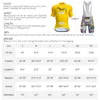 Giacche da corsa Wulibike Funky Kit da ciclismo da uomo Zebra Giallo Maglia a maniche corte e pantaloncini con bretelle