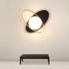 Wandlamp Modern Milky Glass Shade Metal Light Fixture G9 Bulb Noordse binnenlandse Decor voor slaapkamerbed keuken eetkamer