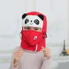 Boinas infantil inverno quente animal fofo urso de urso de ouvido Hat menino menina de cashmere máscara grossa à prova de vento russo gorro piloto