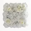 Decorative Flowers 4PCS Artificial Wall Panel Faux Roses Flower Backdrop For Party Wedding Bridal Shower Outdoor Decoration