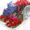 Fleurs décoratives 5 boîtes, fournitures en résine, fleurs pressées, accessoires séchés
