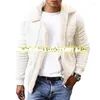 Men's Jackets Men's Plus-size Matte Suede Composite Leather Jacket Thick Coat For Men Clothing