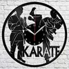 Wall Clocks Karate Handmade Exclusive Clock Art Decor Home Record Unique Design Original Gift