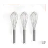 Egg Tools Stainless Steel Balloon Wire Whisk For Blending Whisking Beating Stirring 4 Sizes 6Inch/8Inch/10Inch/12Inch Myinf 0342 133 Otwmq