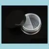 Förpackningsflaskor Löst pulverburk med sifter innehåller 20g ansiktsfundamentmineraler svart lock plastbehållare SN2752 Drop Leverans O DHVGI