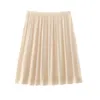 Kvinnors sömnkläder halv glid kjol kvinnor sommar lös modal petticoat underskirt för klänning glider underbund foder jupon femmewomen's