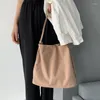 Abendtaschen 2023 Frühling Herbst Leinwand Umhängetasche für Frauen Baumwolltuch Weibliche Studentin Messenger Große Eco Shopping Tote Handtaschen