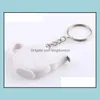 Party Favor 200st Love ￤r bryggning av tekanna M￤tband M￤t Nyckelring Key Chain Portable Ring Wedding Gift SN929 Drop Delivery H DHGE7