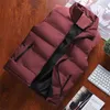 Men's Jackets Casual Large Size Vest Cotton Can Shoulder Slim Standing Collar Warm Youth Men