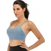 Yoga Outfit Scoop Neckline Sport Bra Top Women's Underwear Backless Breatnable Tops For Fitness Accessories