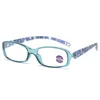 Lunettes de soleil 2023 dames tr90 Print de mode Anti-Blue Light Classic Glasses