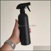 Verpakkingsflessen 500 ml Desinfecterende alcohol Revuleerbare spray Grote capaciteit Zwarte kleur Plastic verpakking voor reisflessen deli ot9vf