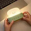 Ночные светильники светодиодные хлебные изделия Light USB зарядка для пустывания постели для студента Спинок Сон Весел Подарок настроение Подарок