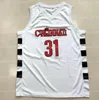 Benutzerdefiniertes Basketballtrikot Nr. 31 Nick Van Exel Cincinati College-Trikots Rückfall Herren genäht Jeder Name und jede Nummer Größe S-5XL