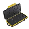 Multi-grid Large Capacity Waterproof Storage Saving Deposit Card Box Holder -proof Memory Cards Case SD And TF