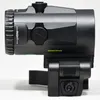 Linheiro tático 3x escopo óptica para reflexo holográfico Red Dot Sight com QD Flip 20mm Weaver Picatinny Mount Base Hunting Shooting Airsoft Riflescope