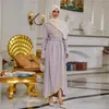 Roupas étnicas miçangas vestido muçulmano robe hijab robe islâmico Dubai, vestido de noite Saudi, vestido de noite turco modesto casual roupas casuais