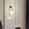 Lâmpada de parede decoração de sala de estar luz da cama para decoração de banheiro moderno simples e criativo luxuoso