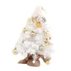 Christmas Decorations Mini With Hanging Ornaments Small 50cm Gifts Po Props Lighting Artificial Xmas Tree For Walkway Tabletop Party